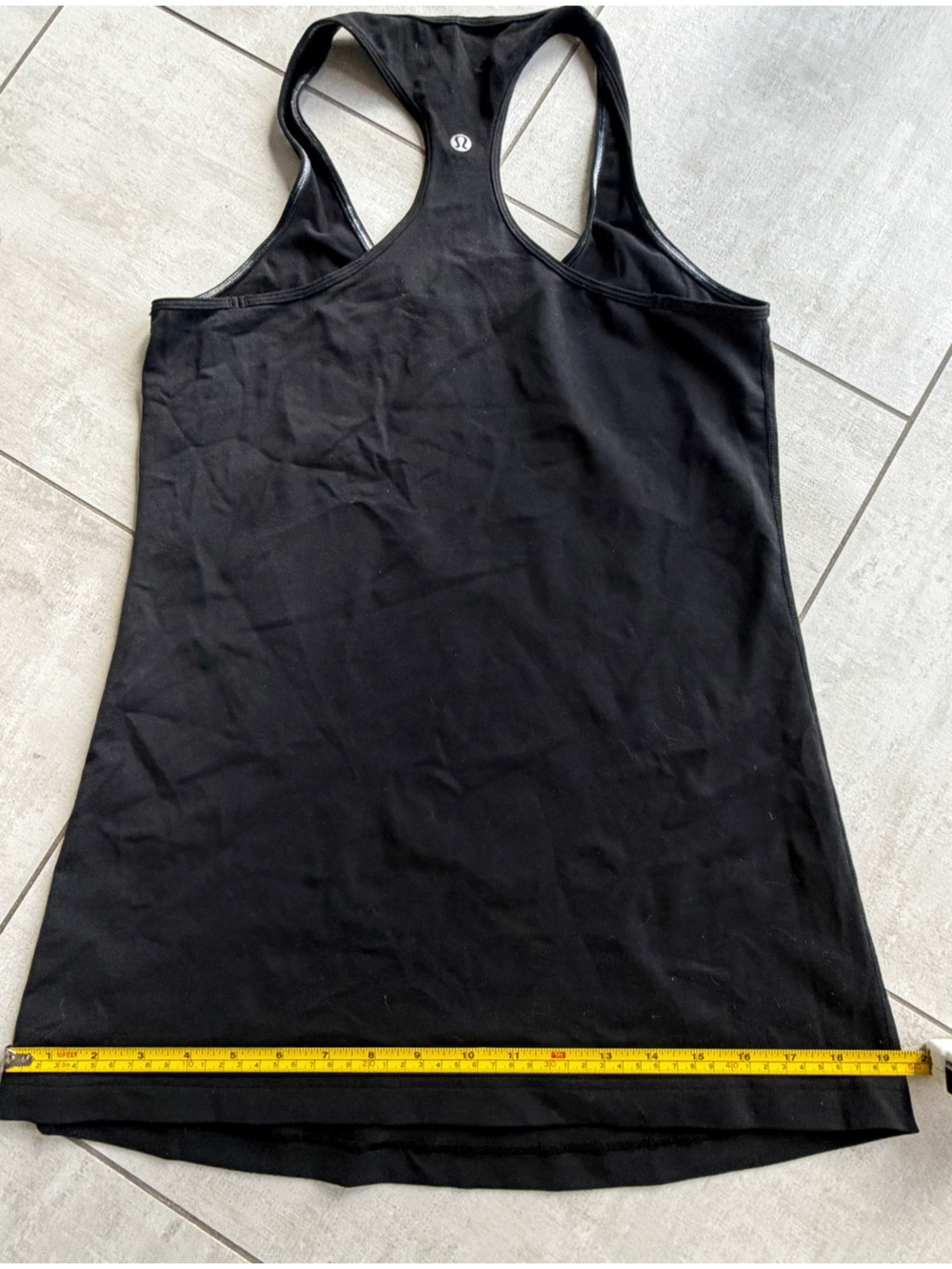 EUC Lululemon Cool Racerback CRB in black 10/12 L